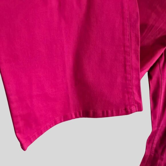 Jessica London Pants Women’s Plus Size 20 Red Stretch Ankle Straight Leg Pull-On - Picture 9 of 10